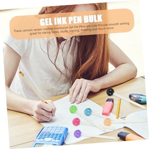 STOBOK 6 Pièces Stylos Gel pour Filles | Écriture Fine pour Étudiant en Bureau | Fonction pointe fine | Scene Astro Bébé