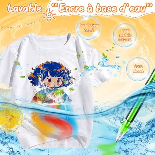 Joyoldelf 48 Stylo Gel Pailleté Métallique pour Enfants et Adultes - Paillettes Néon Pastel, Parfait Pour Peinture et Li