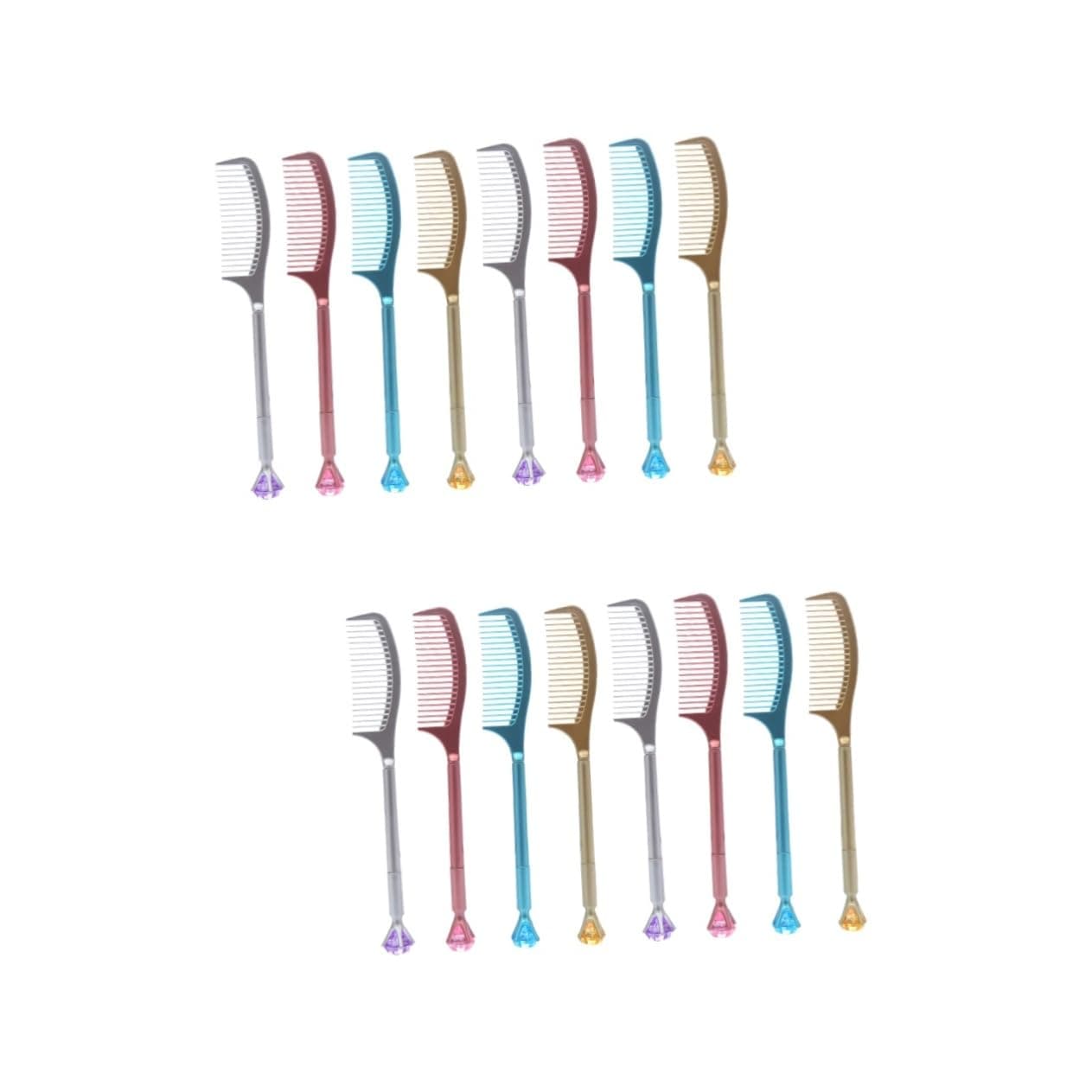 EXCEART Stylos Sign Pen Multicolores Amusants Étudiants Bureau 16pièces Pratiques