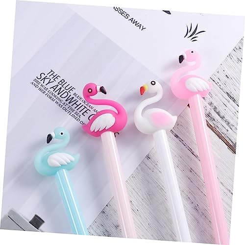 Stylos à Gel Angoily Flamant Rose 36 Pièces pour Étudiants en Bureau - Creatif et de Qualité Élevée