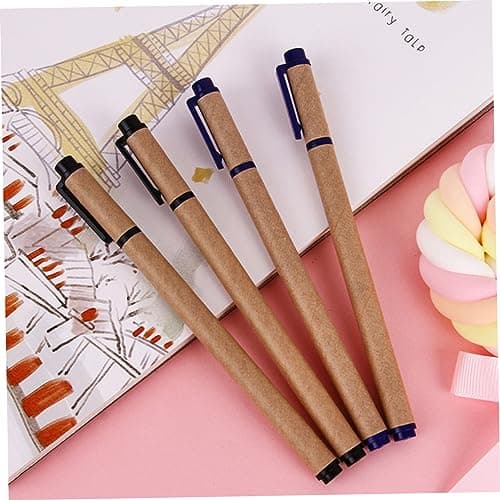HOODANCOS Stylos à Gel Noire et Bleue 10 Pièces Pour Écriture et Fêtes Étudiants et Parents
