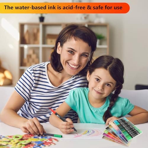 Pinceaux acryliques Marque Artistique, Ensemble de stylos pinceaux aquarelle avec pointe fine, Idéal pour artistes début