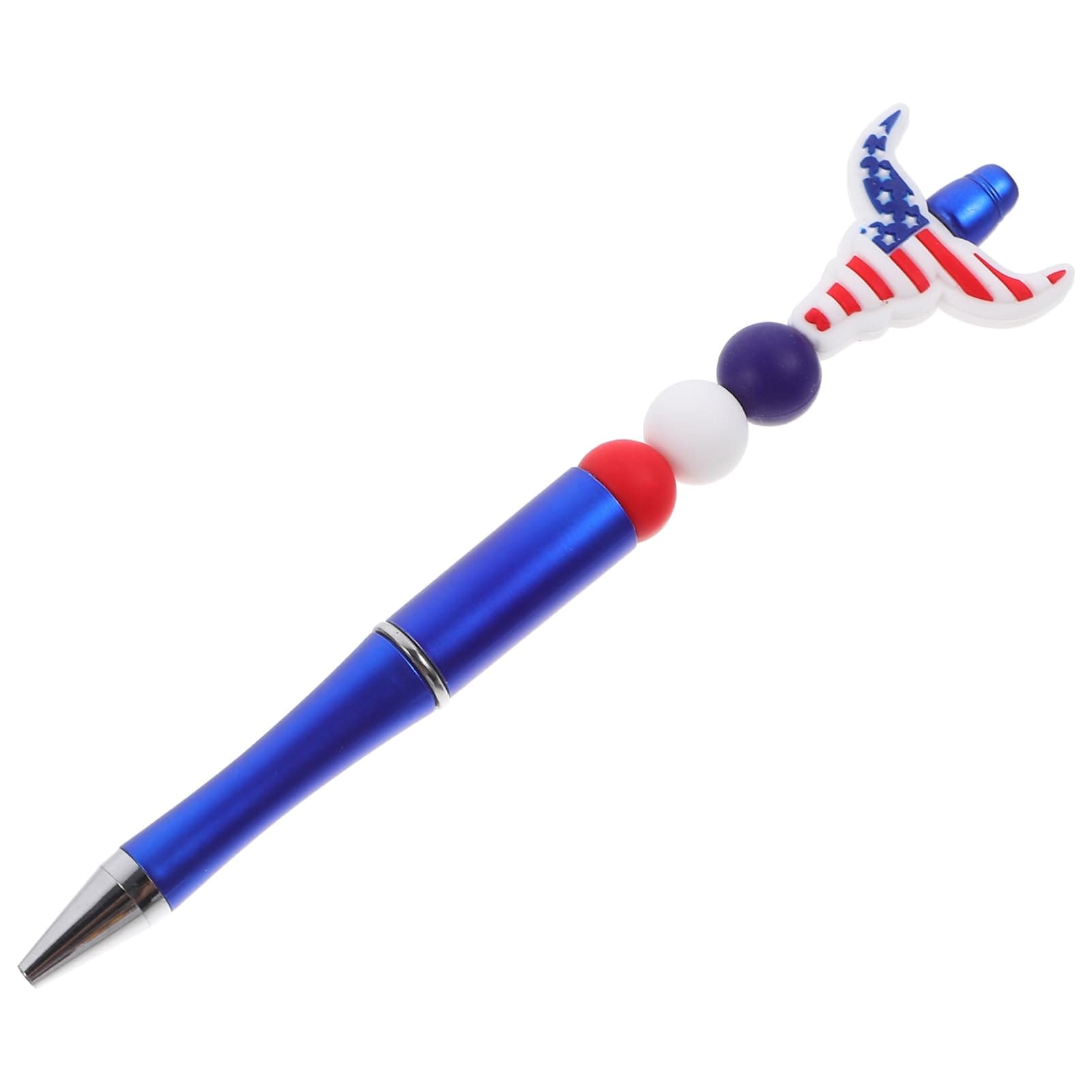 Stylo Gel Forme Tête Bœuf Drapeau Américain Thème Indépendance DIYEAH
