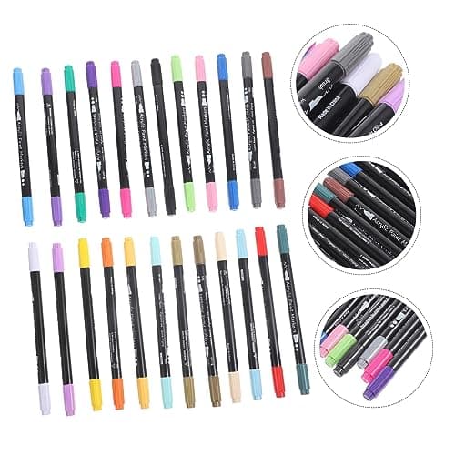 Operitacx Stylos Parfumés Art Livre De Coloriage Adulte Effaçables Plastique