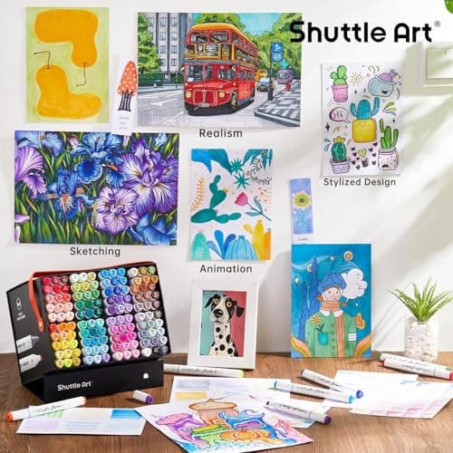 Marque Shuttle Art Feutre à Alcool 120 Couleurs Adulte Global Recycled Standard  
Marque Shuttle Art Feutre à Alcool 120