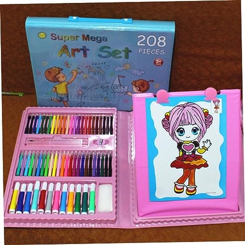 NUOBESTY 208 Pièces Gel Pen Set Fluorescent Watercolor Highlighter pour Recharges de Plume Gel Populaires aux États-Unis