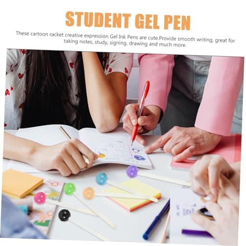 STOBOK 6 Pièces Stylos Gel pour Filles | Écriture Fine pour Étudiant en Bureau | Fonction pointe fine | Scene Astro Bébé