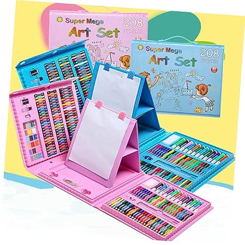 SEWACC 208 Pièces Stylos Gel Fluorescents Pour Dessin Et Coloration - Ensemble De Peinture Aquarelle Bleu - Élèves Et Ar