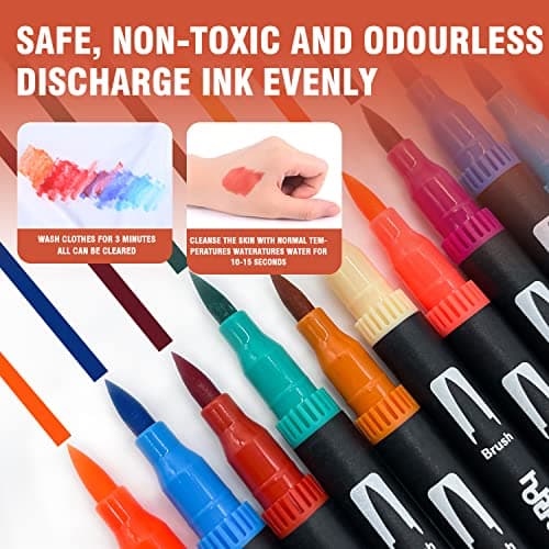 Marqueurs pinceaux HHhouu Lot de 150 à double pointe pour adultes professionnels - Livres de coloriage, cartes à dessin,