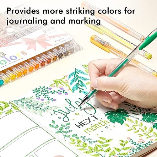 Shuttle Art 120 Stylos Gel Couleurs Non Toxiques, Perfect pour Adultes et Enfants, Coloriage et Dessin, Haute Qualité et