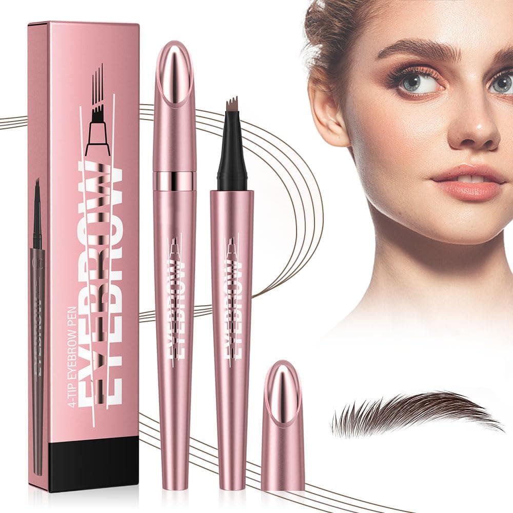 Crayon Sourcil Imperméable Magique 3D Waterproof 02# Marron Foncé pour Femmes Natural Look Crayon Yeux Crayon Sourcil 4