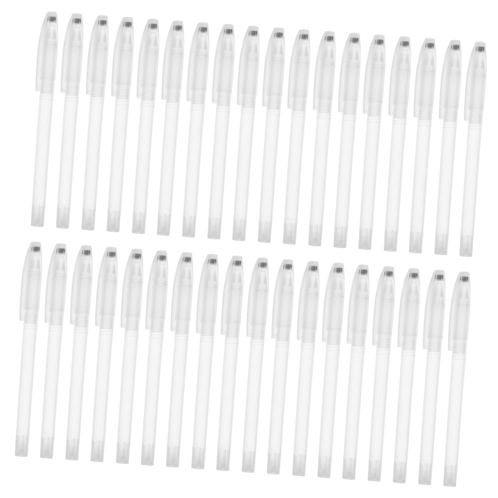 NUOBESTY 100 Pièces étui à vides en plastique pour stylos gel et stylos à encre étudiants vides