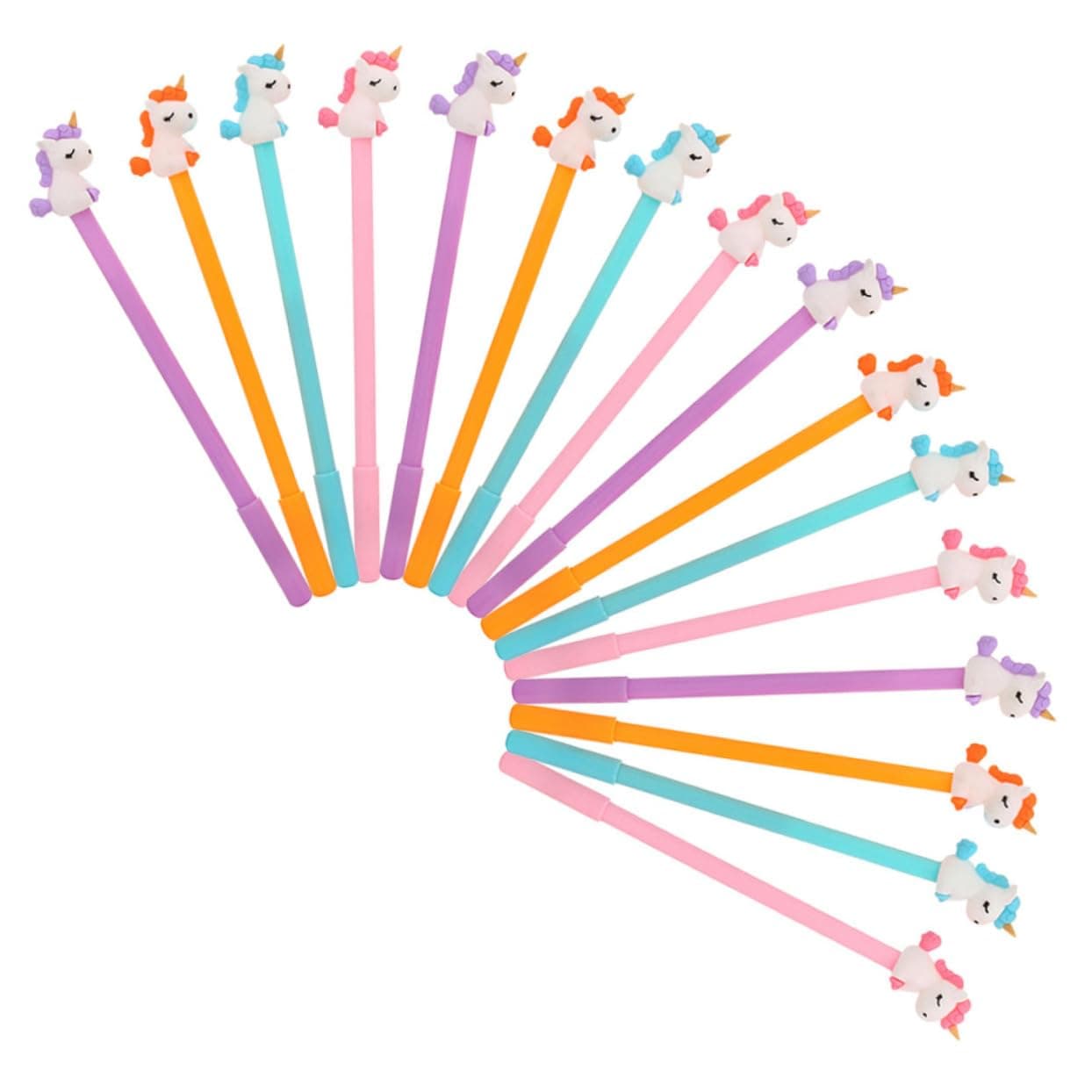 NUOBESTY Stylos Gel Réutilisables En Forme De Dessin Animé - Pour Garçons Et Filles - Lot De 16 - máxima Durabilité, Bén