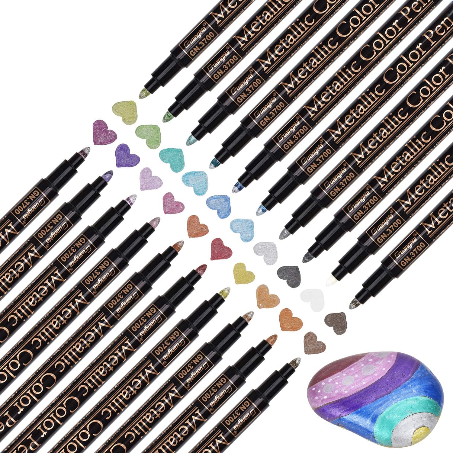 Willingood marqueurs métalliques de qualité supérieure pour scrapbooking et loisirs créatifs