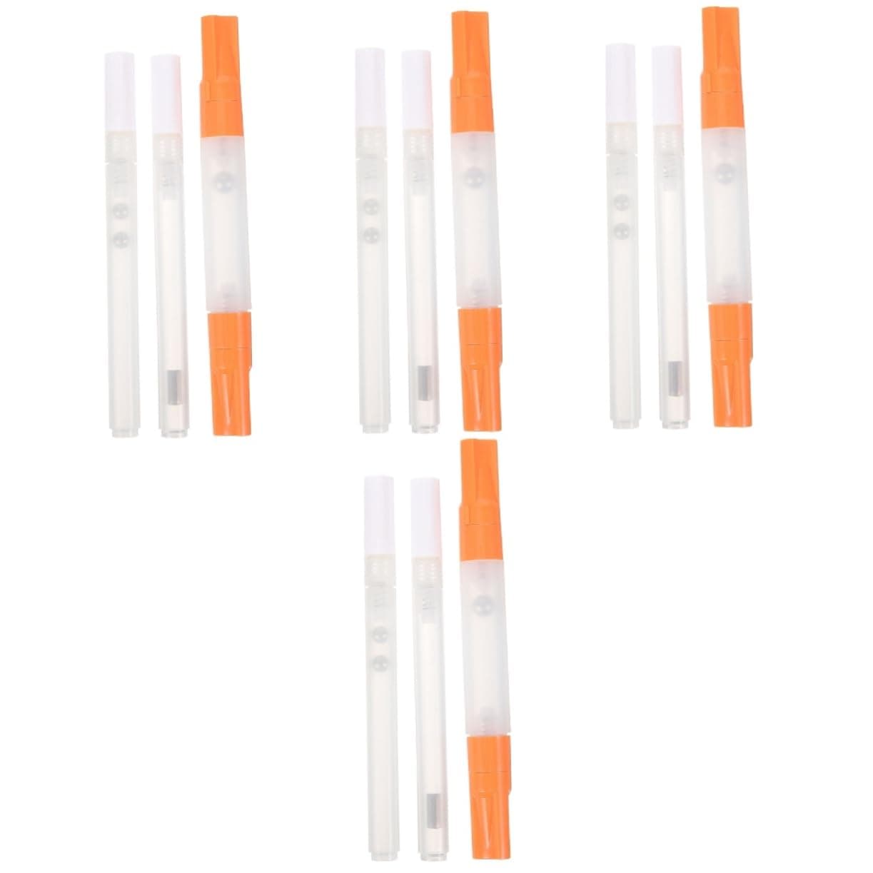 Marqueurs rechargeables Operitacx pour dessin - Lot de 4 - Idéal pour artistes - École et maison - 4 couleurs - 9,5 cm