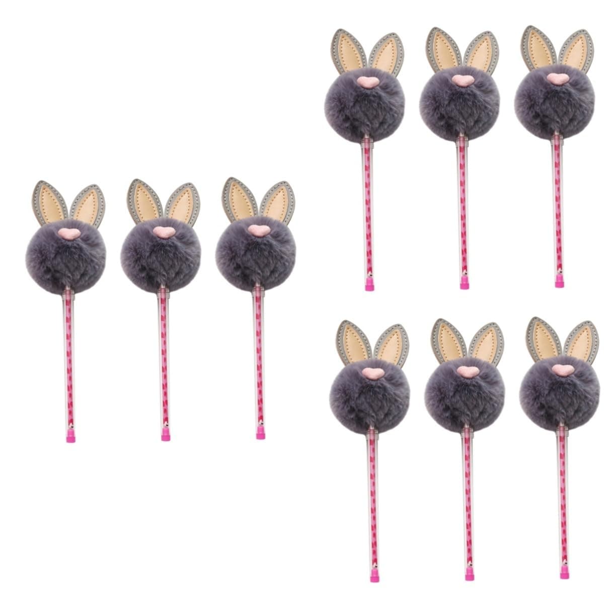 NUOBESTY Stylo-gel 0,5 Mm pour Étudiants en Dessin, Pièces: 9, Animé Lapin